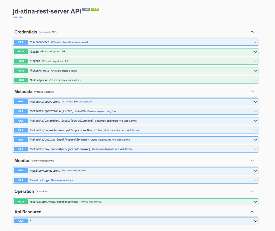 JD Atina Rest Api Microservices